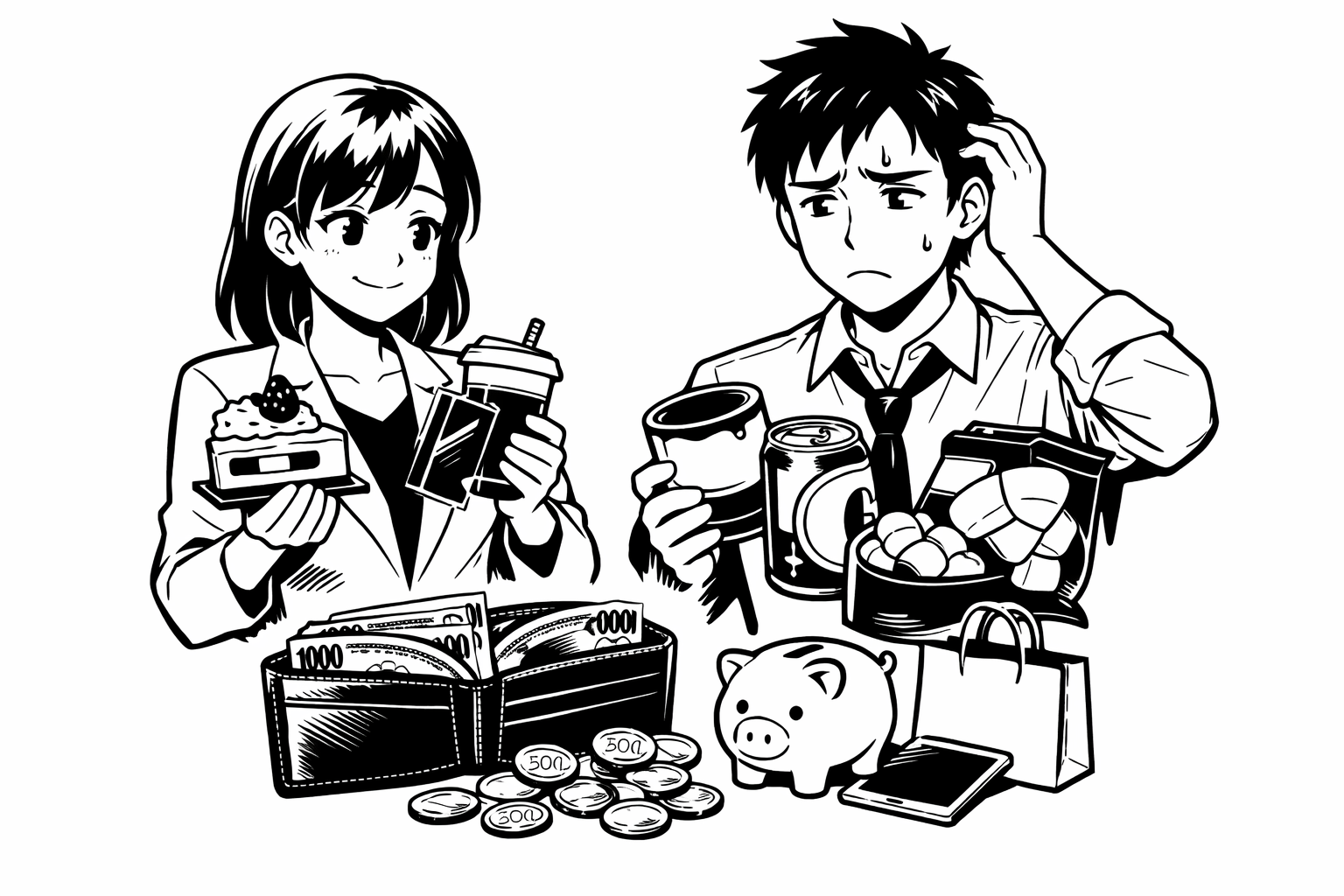 「疲れたから」で買うコンビニスイーツ代を可視化する