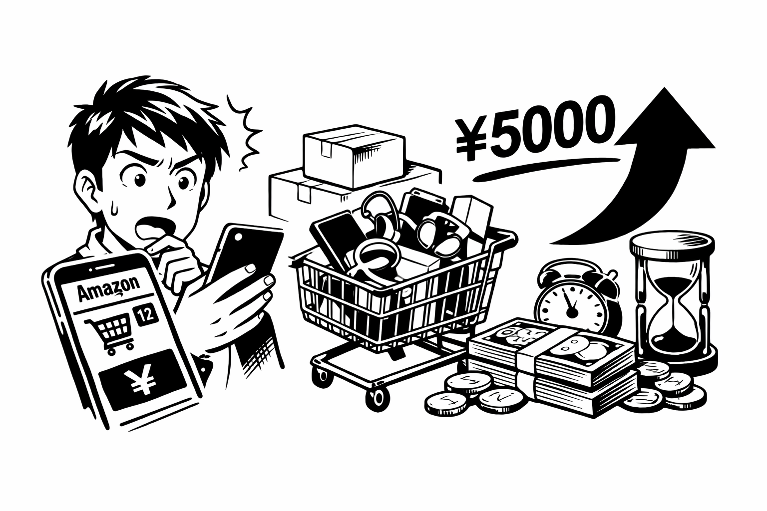 Amazon「とりあえずカート」習慣で月5,000円のムダ｜衝動買いを防ぐ3つのルール